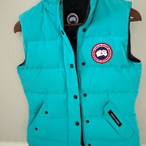 Canada Goose Turquoise Puffer Vest